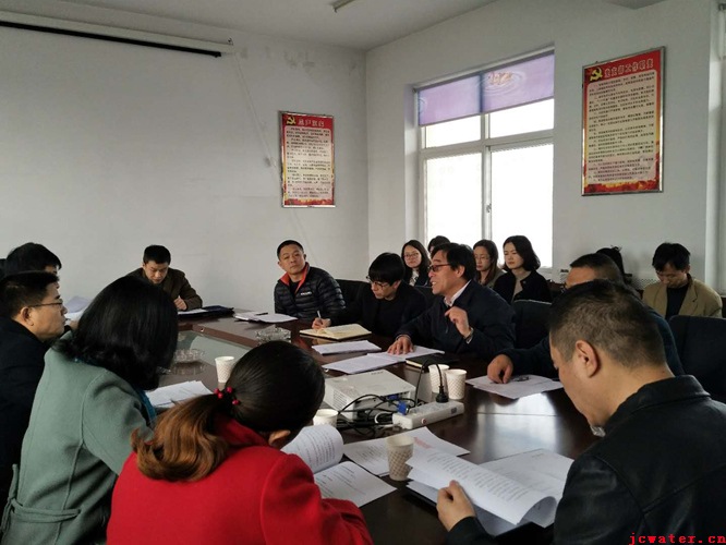 市国投公司考核组对我公司2017年度目标责任进行考核