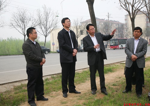市水利局局长邹树琦调研市区防汛隐患