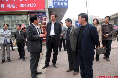 市水利局局长邹树琦调研市区防汛隐患